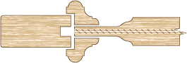 镶嵌扣线（房门）